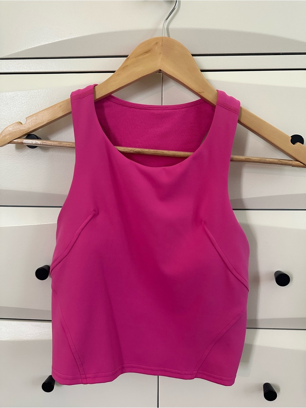Lulu Sleeveless Cropped Active Tank - Pink